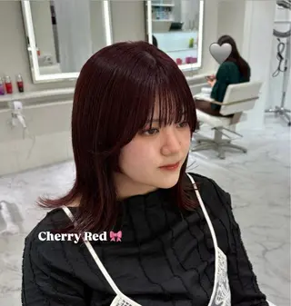 ミディアム カラー ParveMix🎀 稲垣詞葉のヘアスタイル