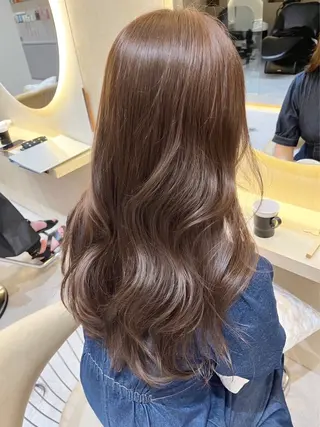 カラー ❤️ブリーチなし💚 ダブルカラー平野実花のヘアスタイル