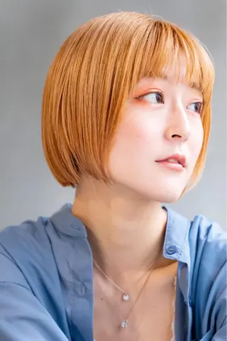 カラー MUSASHI ブリーチカラー◎のヘアスタイル