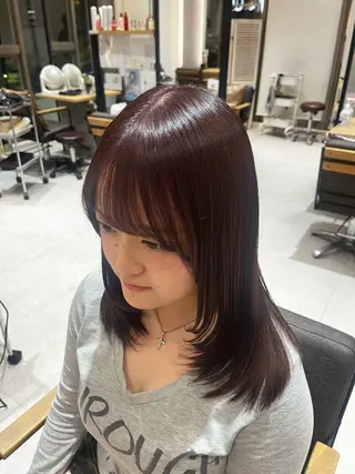 ミディアム カラー 🎀miki 🎀のヘアスタイル