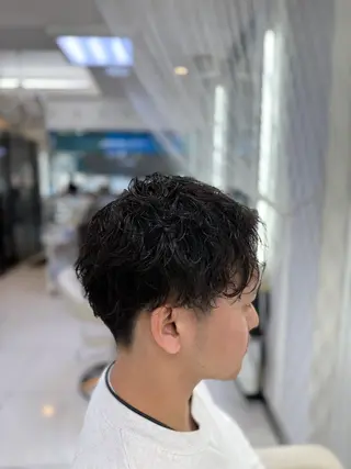 ショート パーマ メンズ 🔥men's特化 🔥三上 拓真のヘアスタイル