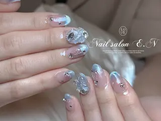ネイル E.N🦋 長さ出し/持ち込みのネイルデザイン