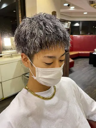 ショート カラー メンズ メンズスタイル /メンズパーマ/須藤のヘアスタイル