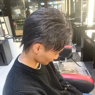 ショート カラー メンズ メンズヘア特化 崎田 成人のヘアスタイル