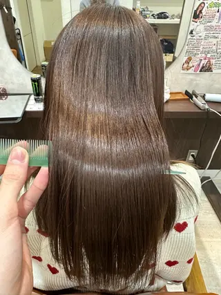 ミディアム re-born副店長 松本✨髪質改善✨のヘアスタイル