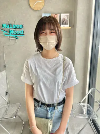 ショート カラー mood tatemachiのヘアスタイル