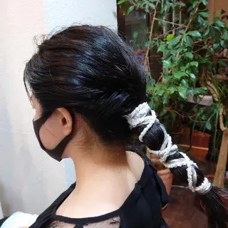 ヘアアレンジ ミディアム 美容室placer所属・髪質改善☆稲垣貴士 【プラセル】高蔵寺のヘアスタイル