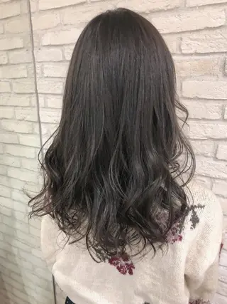 セミロング カラー HAUS 片山みほのヘアスタイル