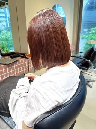 ショート カラー 髪質改善スペシャリス ト長尾勇弥/梅田中津のヘアスタイル