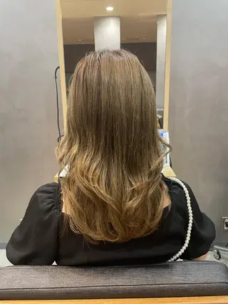 セミロング 上村 颯のヘアスタイル