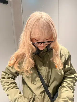 ロング カラー hiyori /ハイトーンカラーのヘアスタイル