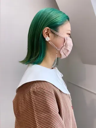 ミディアム カラー nendo_hair所属・ハイトーン/ボブ 🎀sonokaのヘアスタイル