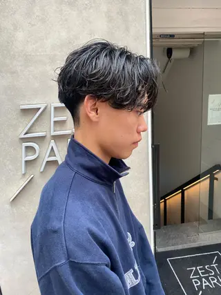 パーマ メンズ 新宿【メンズパーマ】 塩澤太一のヘアスタイル