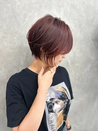 ショート 似合わせスタイル 岡田勇哉のヘアスタイル