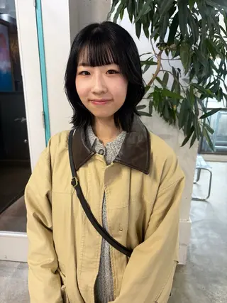 ショート カラー ロングレイヤー ¥0🎀MEIのヘアスタイル