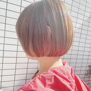 ショート カラー ショートボブ縮毛矯正 髪質改善のプロ山道潤のヘアスタイル