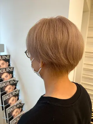 ショート カラー ジャンクロードビギンギンザルグラン所属・🫧無料カットモデル 吉野志保🫧のヘアスタイル