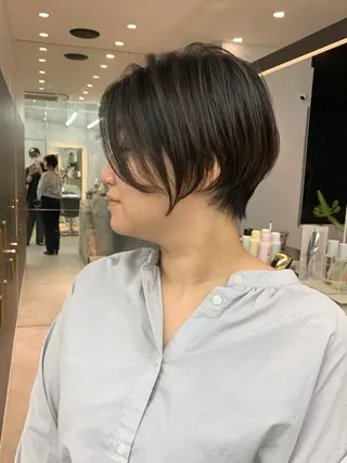 ショート 縮毛矯正/韓国ヘア /ブリーチ/ヒロのヘアスタイル