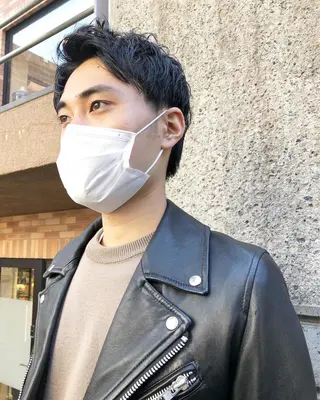 ヘアアレンジ メンズ ainico+所属・メンズ特化✂️栗原 侑也のヘアスタイル