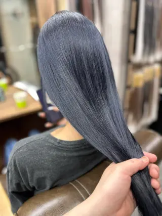 ロング カラー 難波ブリーチカラー 伊藤洋輝のヘアスタイル