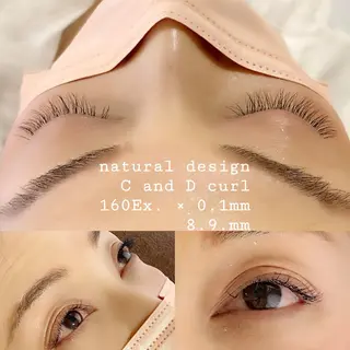 マツエク・マツパ mimośa. EyeDesignのマツエク・マツパデザイン