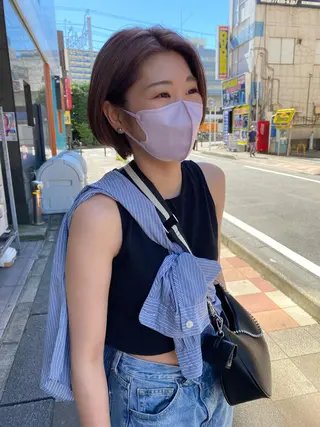 ショート W所属・小林 朋花のヘアスタイル