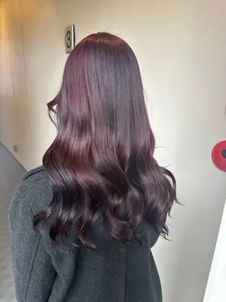 ミディアム カラー AYAKASA 暖色カラー/レイヤーのヘアスタイル