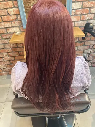 ロング 菅 未祐のヘアスタイル