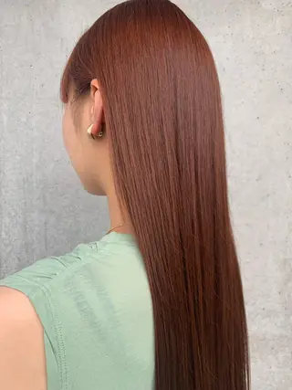 ロング カラー conne&riri所属・MAYU 💚森下のヘアスタイル