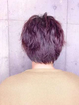 メンズ メンズブリーチカラー /パーマ ごーた立川のヘアスタイル