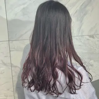 ロング カラー ヘアアレンジ 吉野 優子のマツエク・マツパデザイン