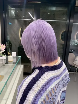 ミディアム 🎀ハイトーンカラー / RINA🎀のヘアスタイル