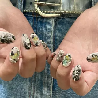 ネイル kana/モード ・グランジ໒꒱のネイルデザイン