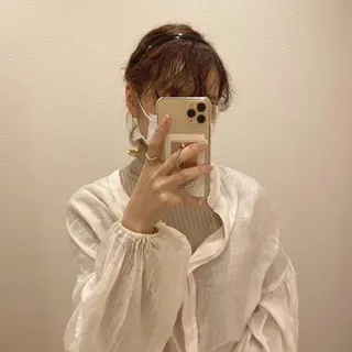 ショート カラー パーマ レイヤー/ウルフ🤎 mayo.のヘアスタイル