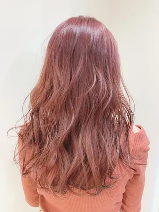 ロング カラー 縮毛矯正/髪質改善 /韓国風　山川春輝のヘアスタイル