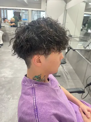 パーマ メンズ 町田エリアＮｏ．１/ パーマ特化/太田京希のヘアスタイル