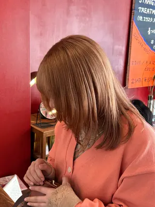 ミディアム ORe'S HAIR BE GLaD所属・ORe'S HAIR BE GLaDユウナのヘアスタイル