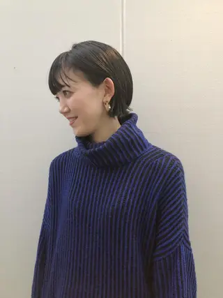 ショート カラー ノグチ ユウキ/ボブのヘアスタイル