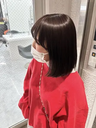 カラー 艶髪/韓国レイヤー 🤍Houtoのヘアスタイル