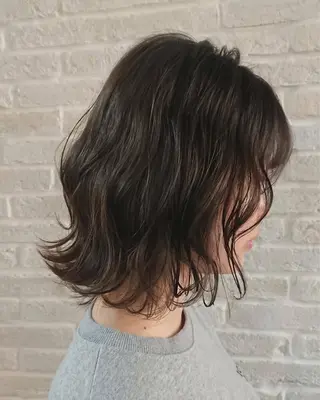 ミディアム カラー ASUSIA所属・stylist YUKIのヘアスタイル