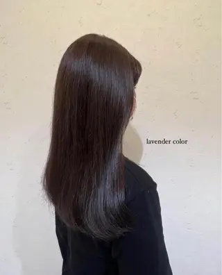 セミロング カラー jura /Rim  Azurのヘアスタイル