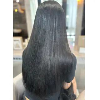 ロング カラー 🖤kana/艶髪/ 韓国風暗髪カラー🖤のヘアスタイル