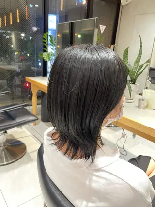 ショート カラー ヘアアレンジ 艶髪/レイヤーカット 🐣misakiのヘアスタイル
