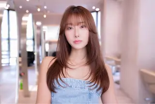 ロング カラー 韓国ヘア/ハイトーン そーた/渋谷駅のヘアスタイル