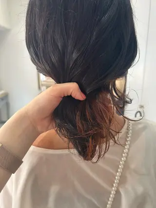 ミディアム hana _のヘアスタイル