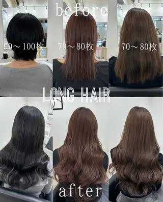 ロング SEDEAL所属・ハイトーン/エクステ 韓国風/y2kカイラのヘアスタイル