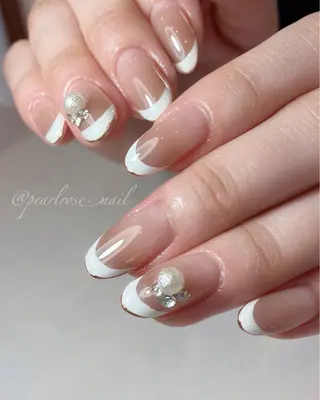 ネイル Beauty salon Ryu・ange所属・PEARL ROSE パールローズのネイルデザイン