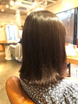 ミディアム 韓国風カット/ 髪質改善 黒崎のヘアスタイル