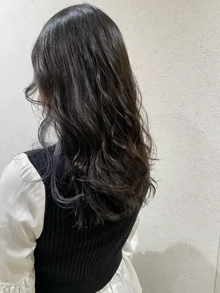 セミロング カラー パーマ指名No1 /namiのヘアスタイル