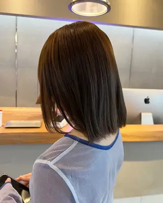 ミディアム カラー 赤み消しカラー✳️ 井上明日翔💫のヘアスタイル